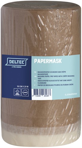 Deltec Papermask 18 cm x 20 m