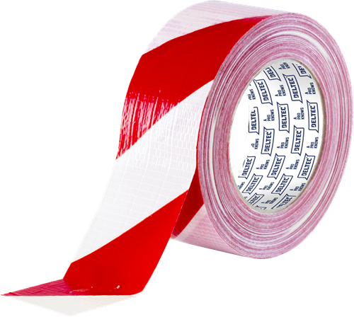 Deltec Duct Tape rood/wit 