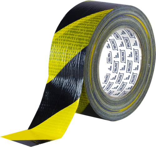 Deltec Duct Tape geel/zwart 